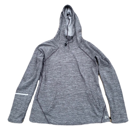 💜 RBX Performance Hoodie – Gray Cowl Neck Pullover, Size M - Picture 1 of 8